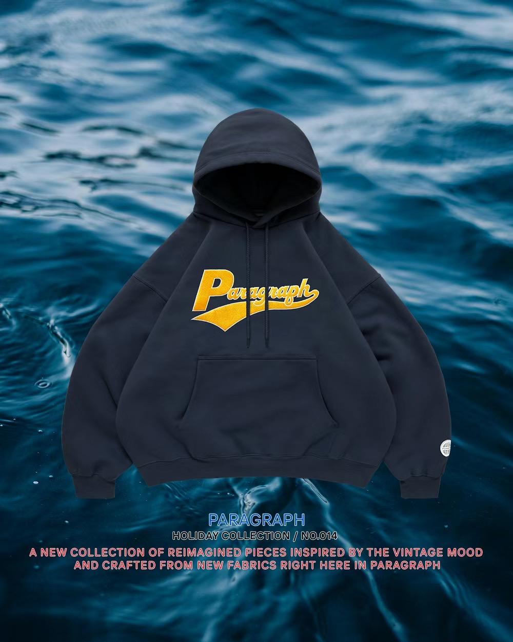 PARAGRAPH FLAG FONT LOGO HOODIE