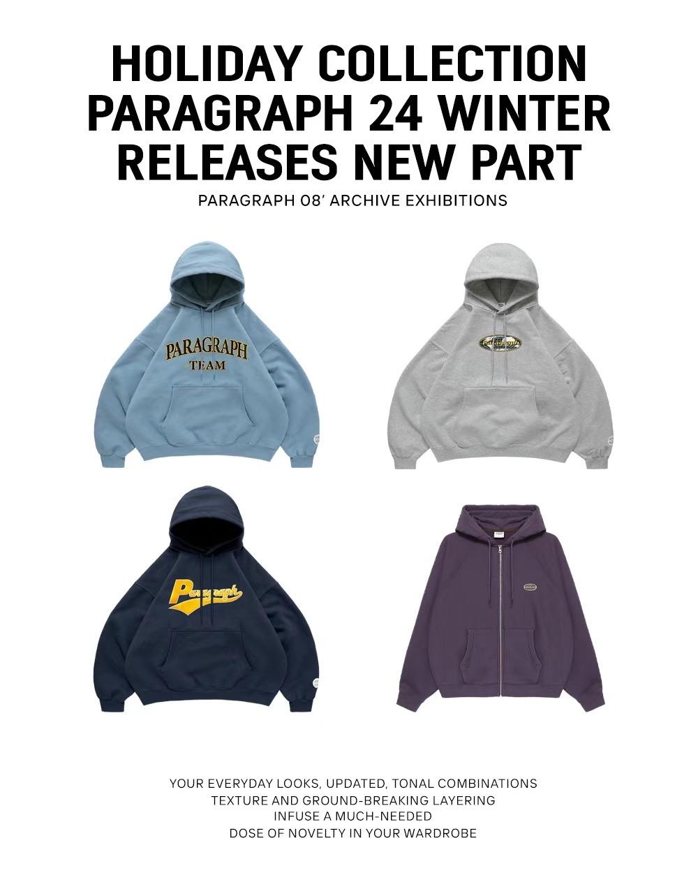 PARAGRAPH FLAG FONT LOGO HOODIE