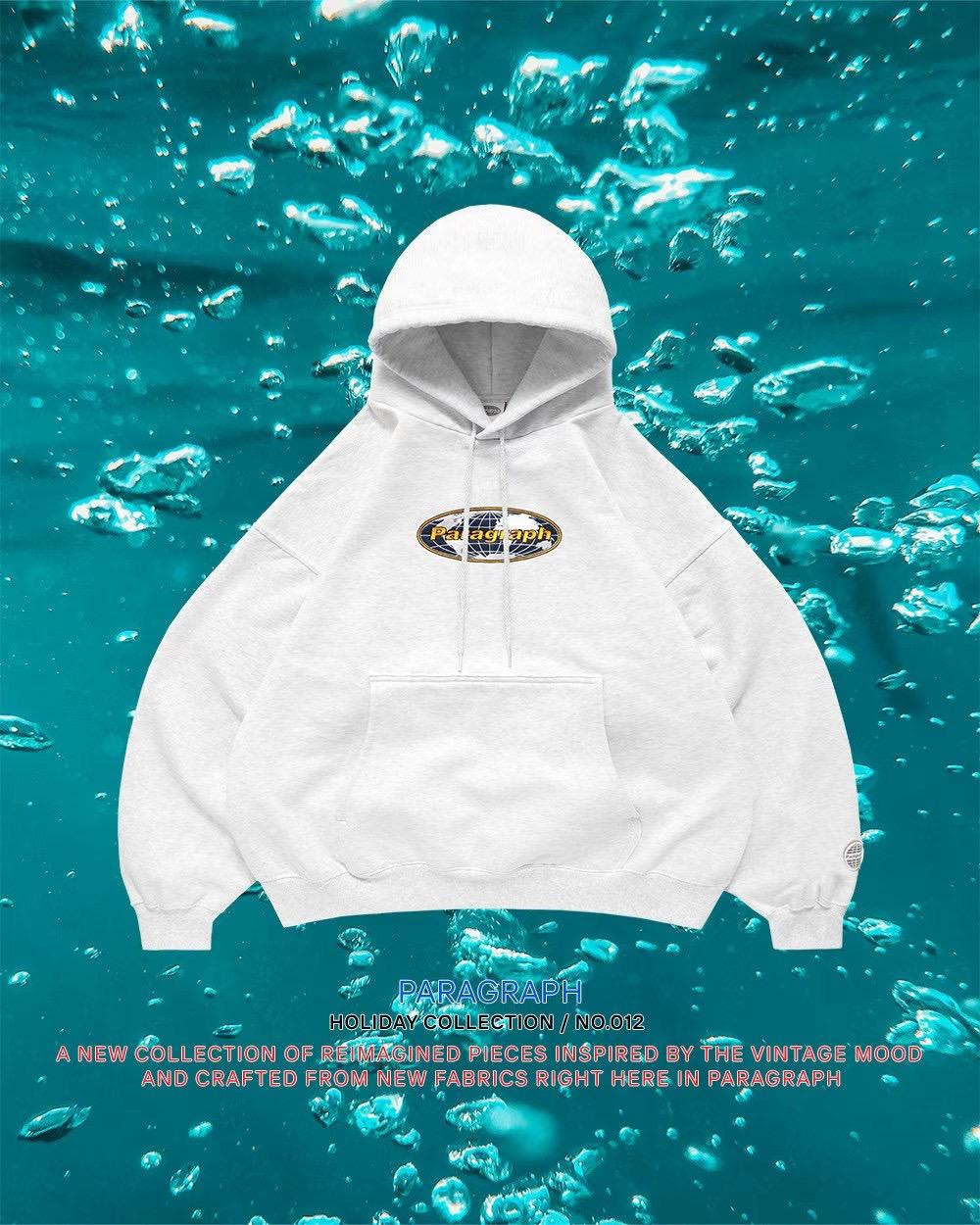 PARAGRAPH ELLIPSE EARTH LOGO HOODIE