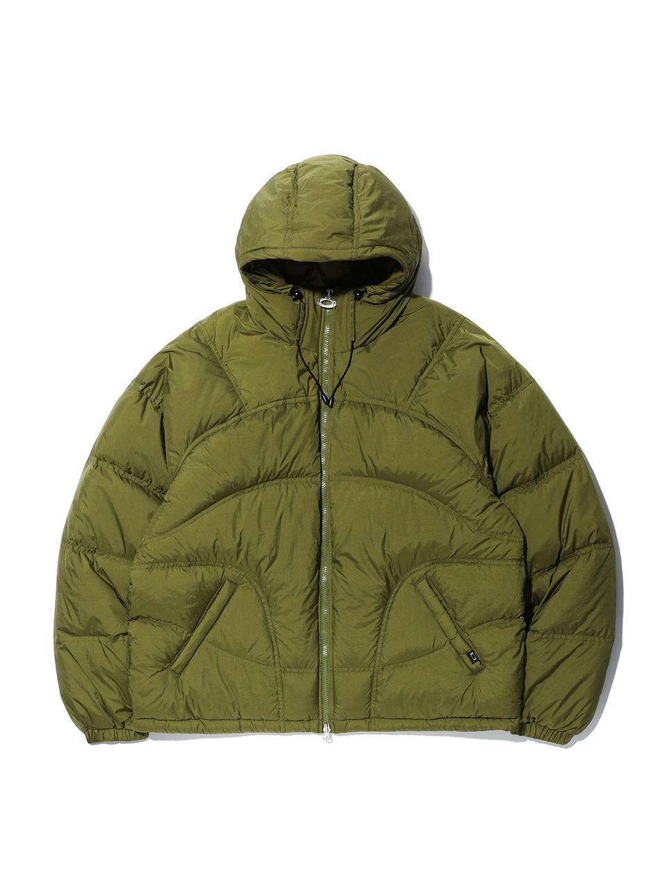 CRITIC WORMHOLE HOODED DOWN PUFFER JACKET