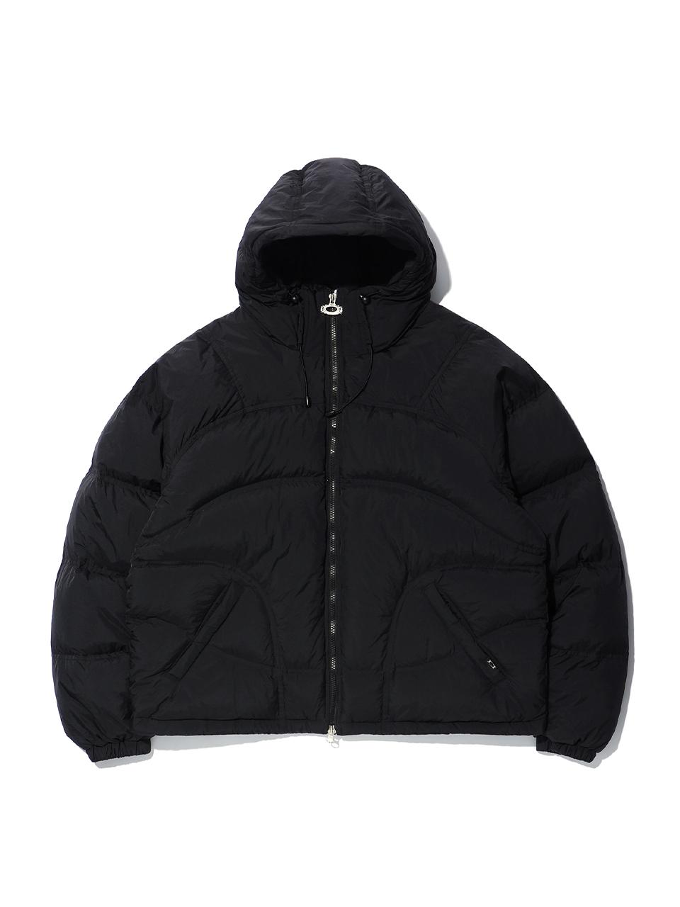 CRITIC WORMHOLE HOODED DOWN PUFFER JACKET