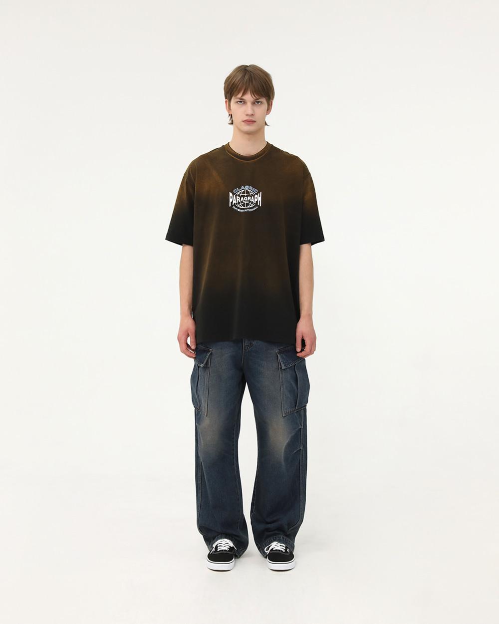 PARAGRAPH DEEP BLUE CARGO DEMIM PANTS長褲