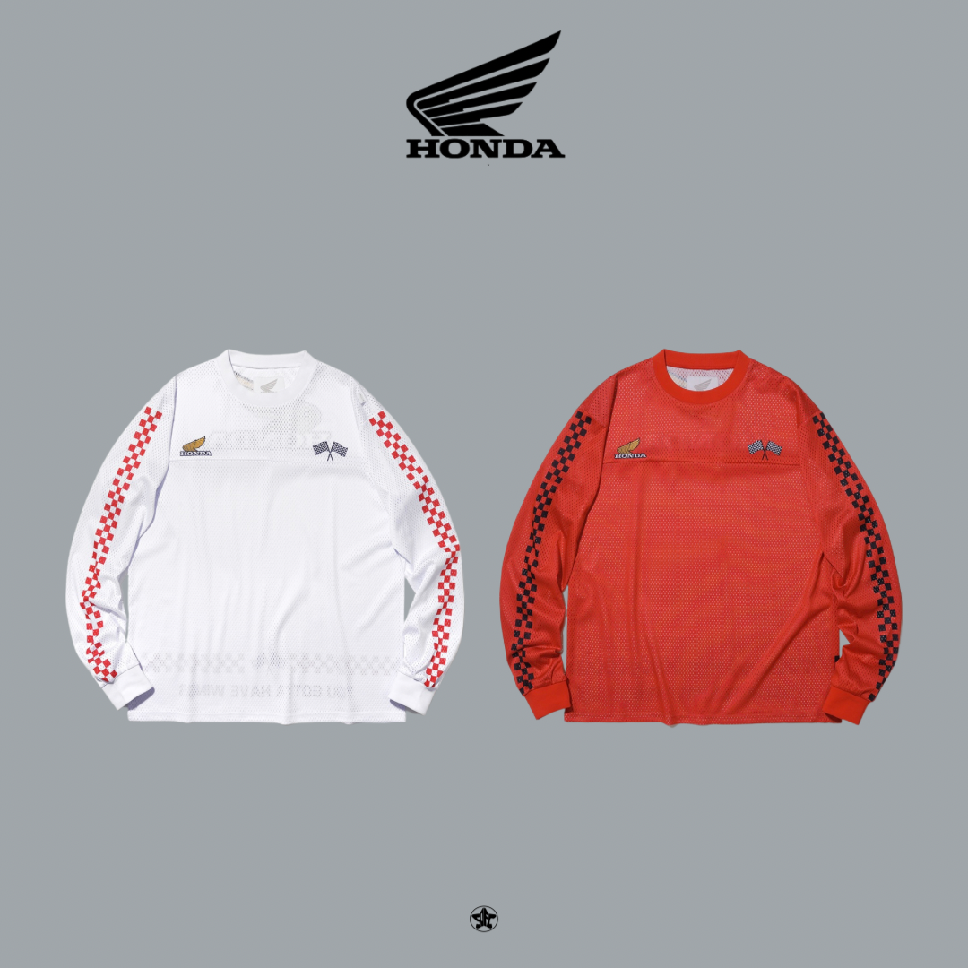 Honda Wing Logo Track Jersey Long Sleeve長Tee