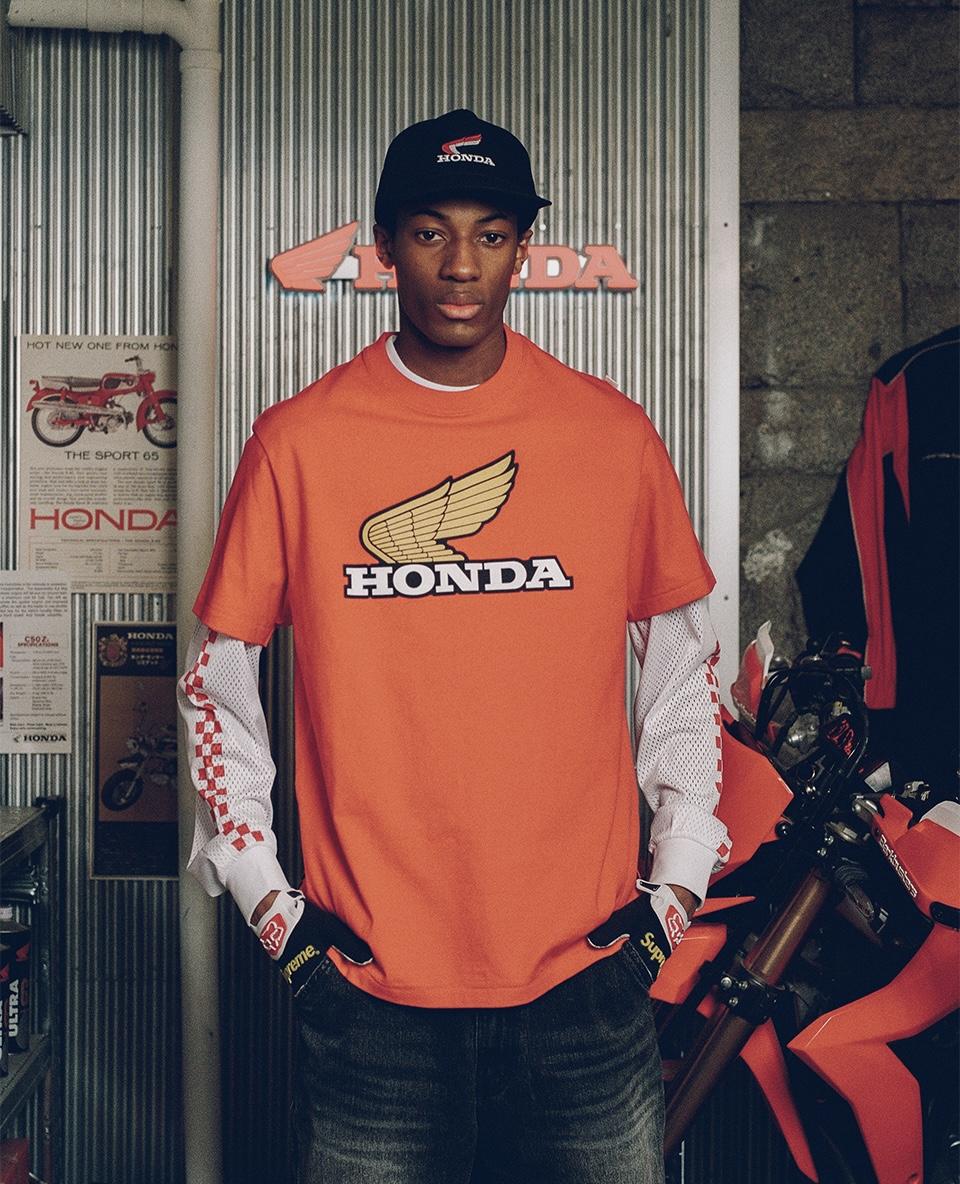 Honda Wing Logo Short Sleeve長Tee