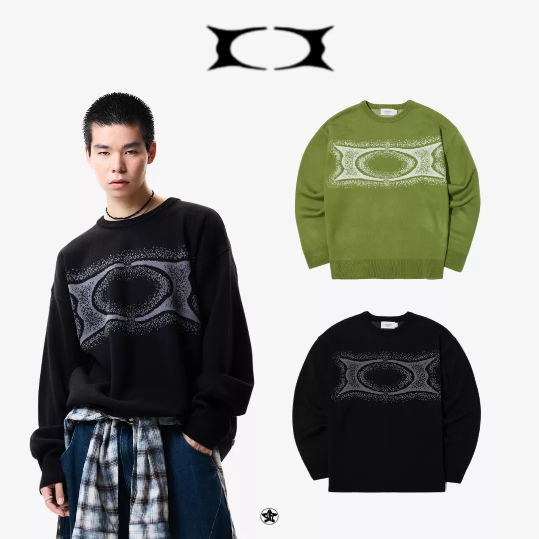 CRITIC WORMHOLE NOISE KNIT針織衫