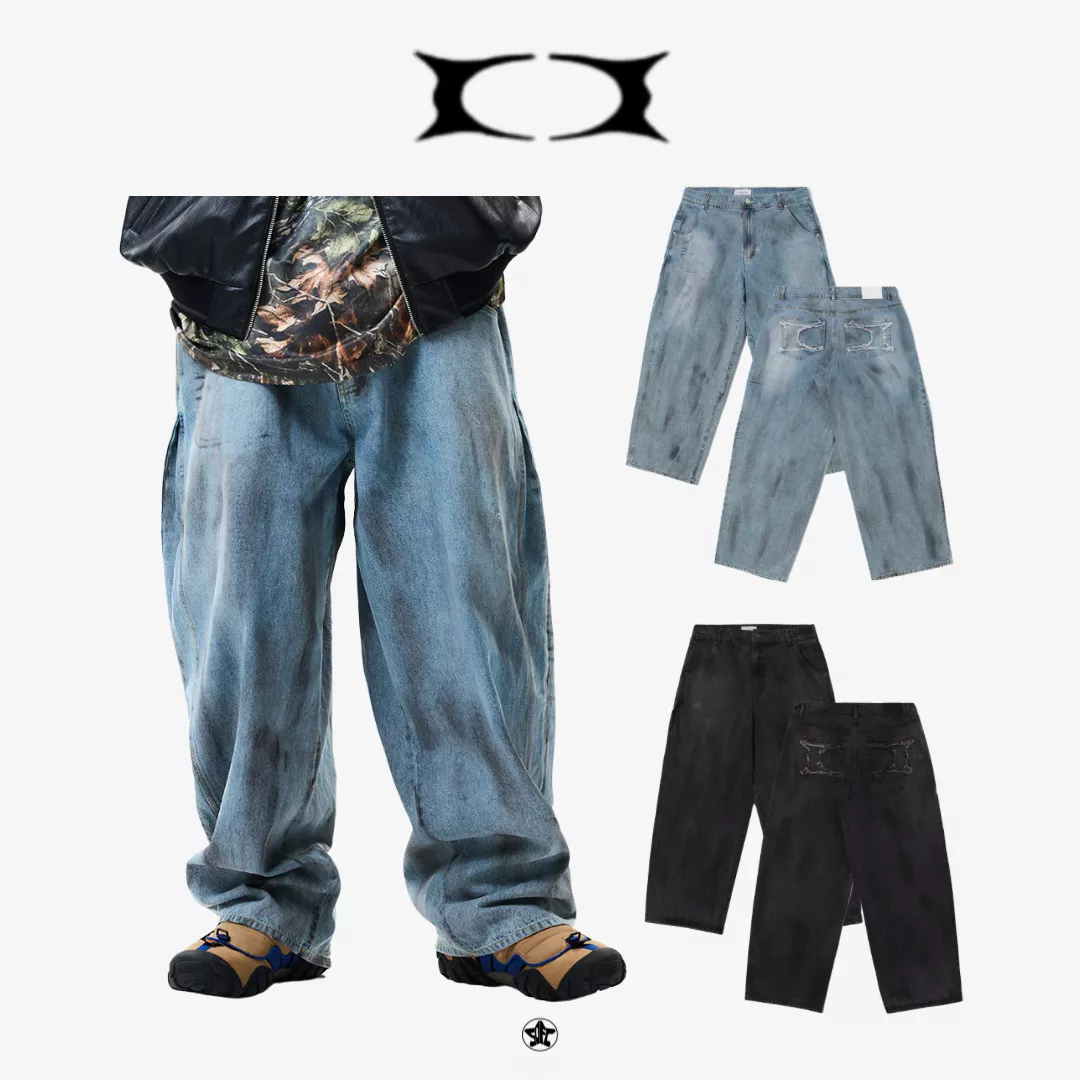CRITIC DIRTY WASHED DENIM PANTS長褲