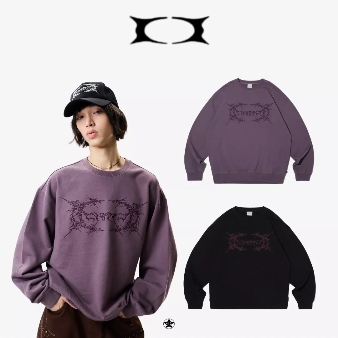 CRITIC SPIKE WORMHOLE SWEAT SHIRTS運動衫