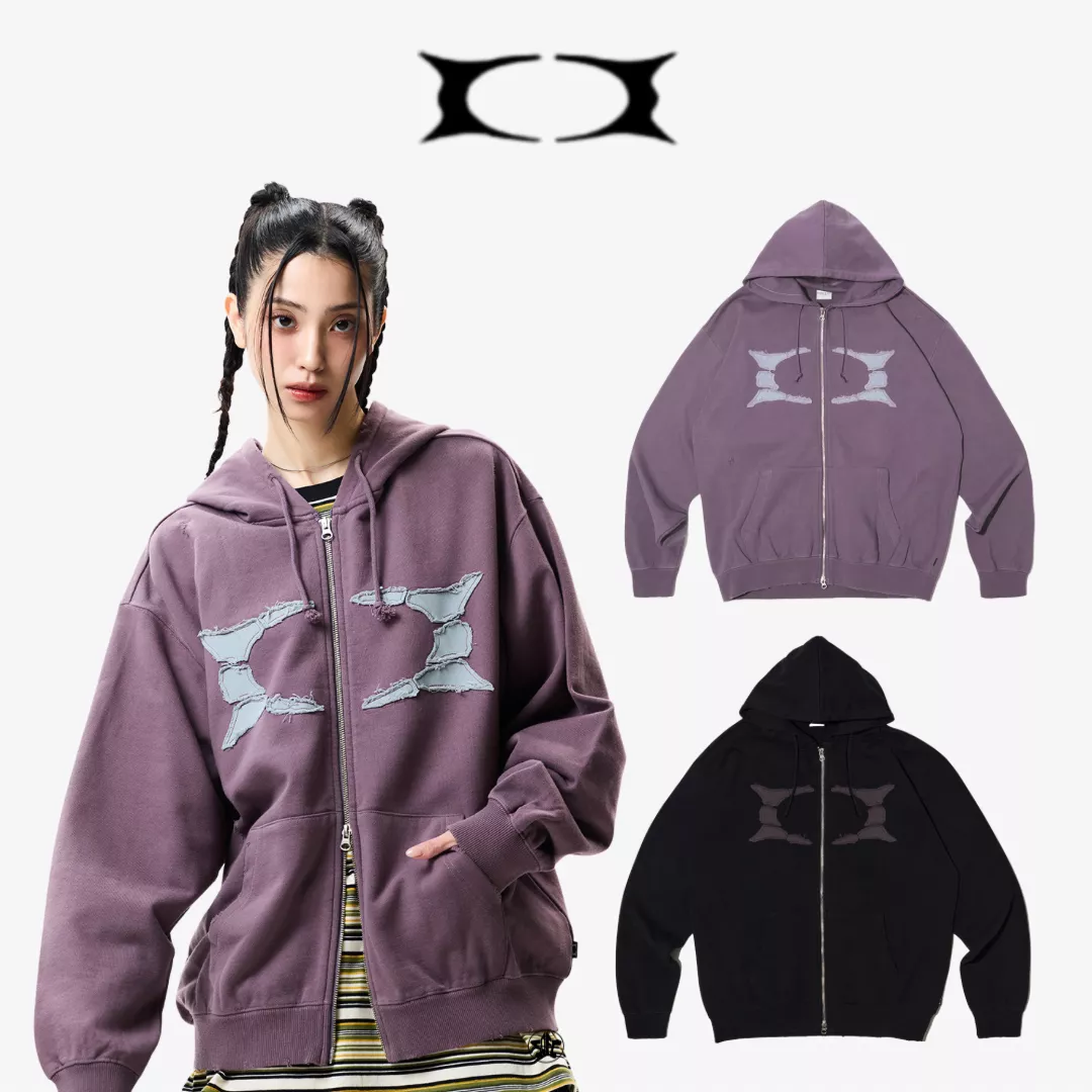CRITIC BREAKING WORMHOLE HOODIE ZIPUP連帽外套