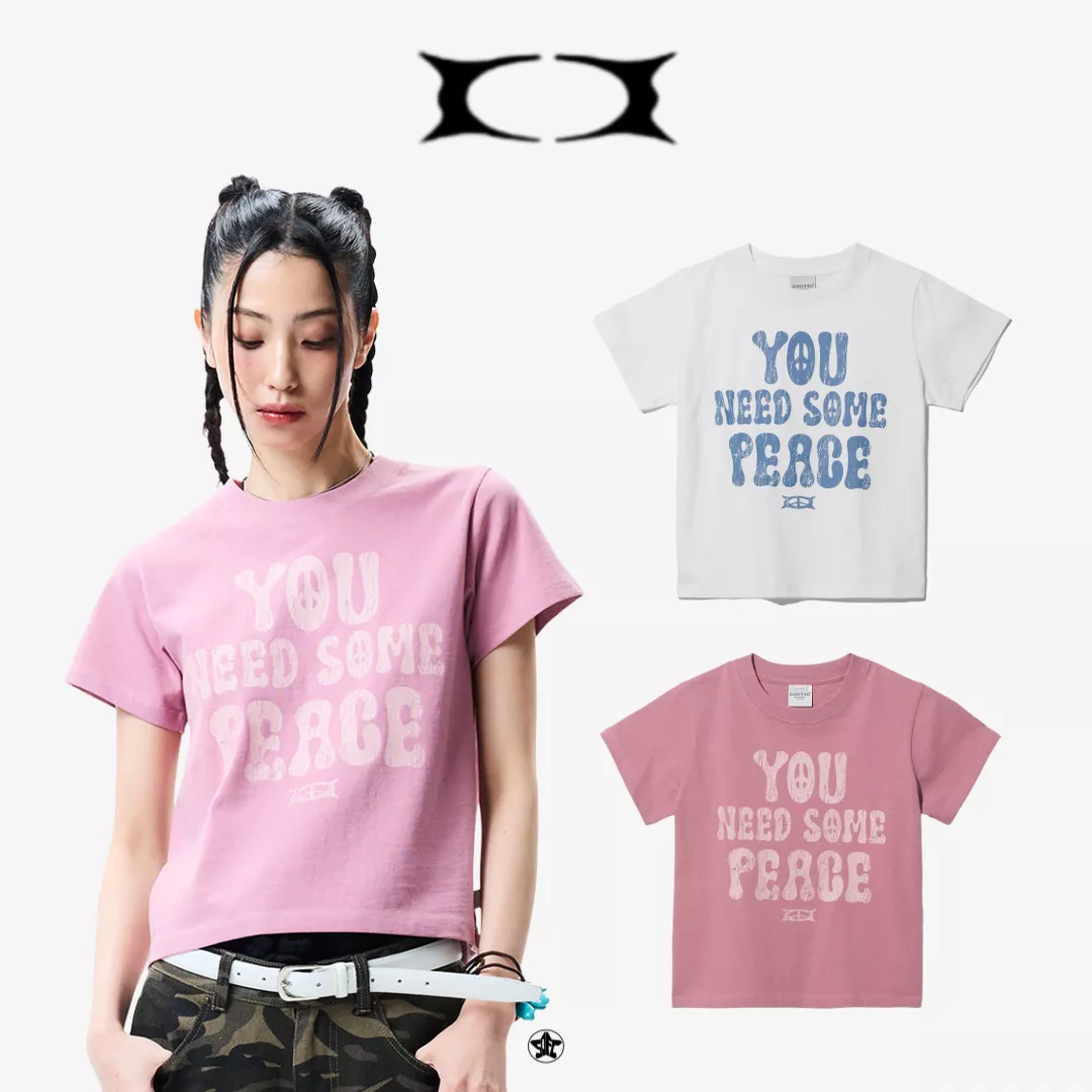 CRITIC YOU NEED SOME PEACE LOGO 短版上衣