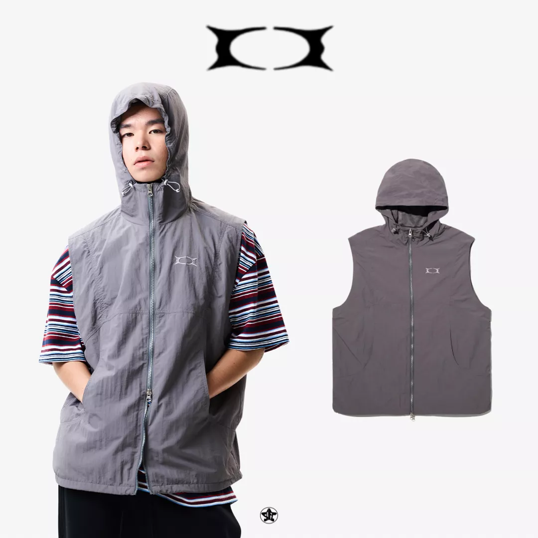 CRITIC GLOSSY HOOD VEST LIGHT開衫背心