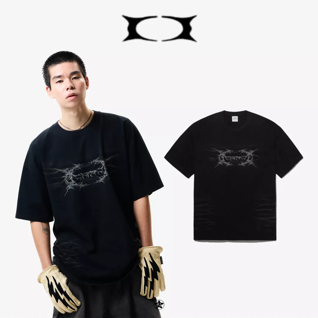 CRITIC SPIKE WORMHOLE SPRAY 短Tee