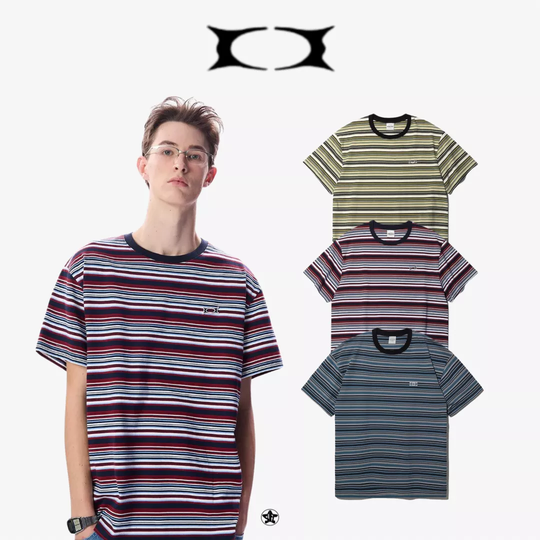 CRITIC WORMHOLE LOGO STRIPE 短Tee