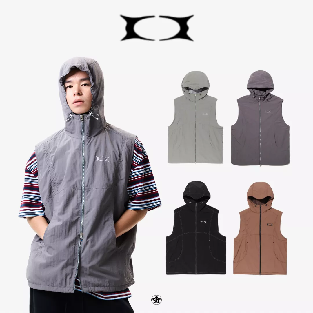 CRITIC GLOSSY HOOD VEST連帽開衫尼龍背心