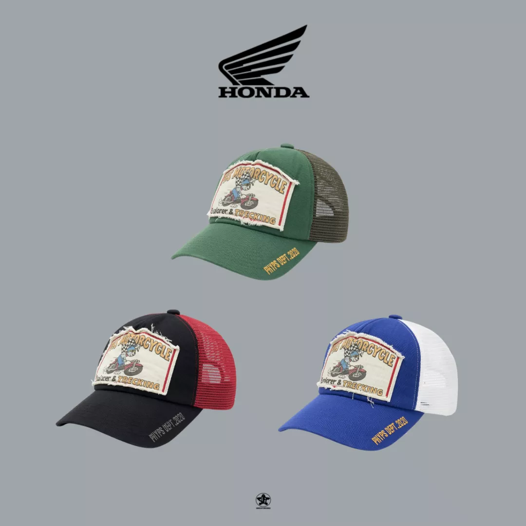 Honda Riding Bear Mesh Ball Cap卡車帽