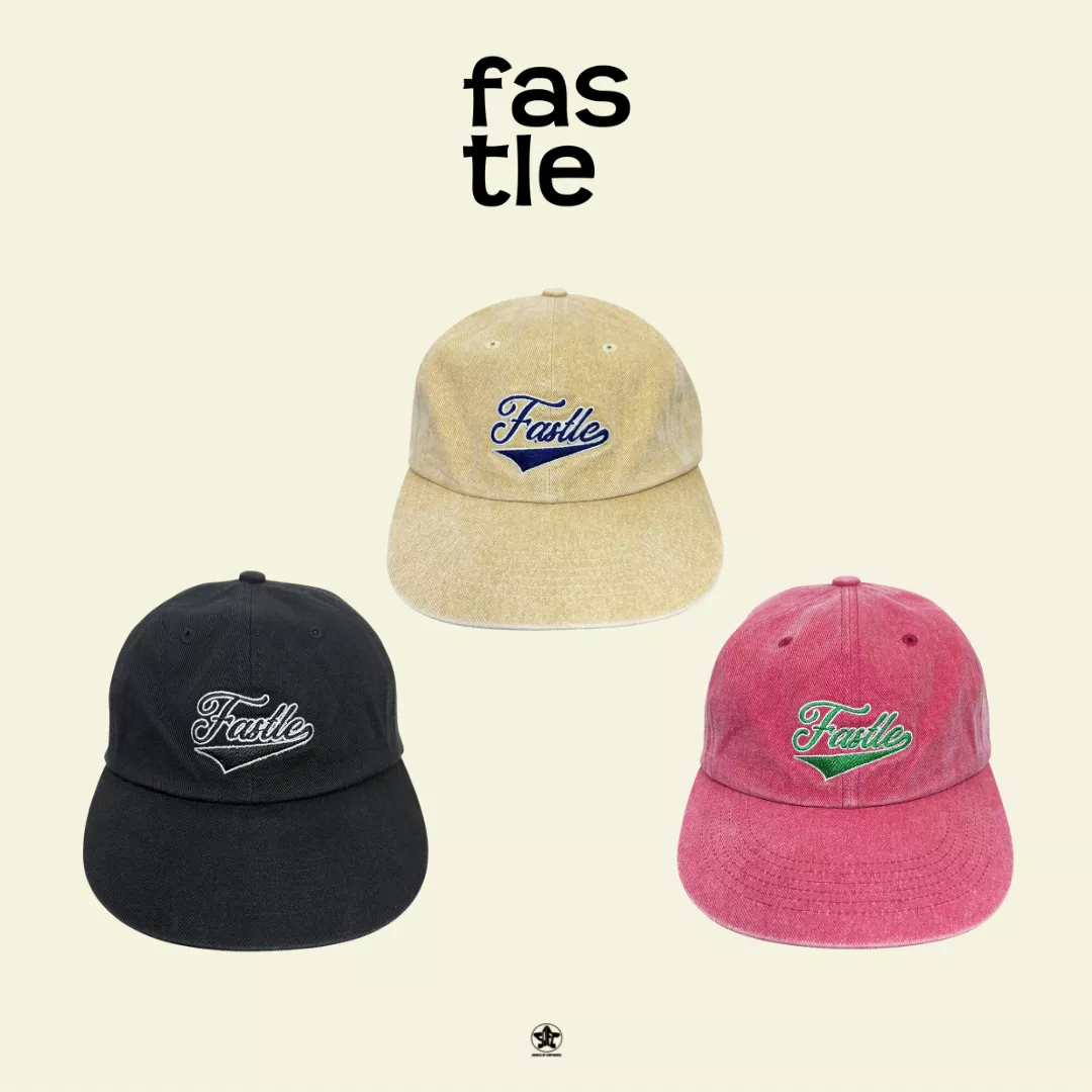 FASTLE Script Logo Washed Cap