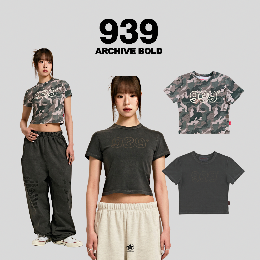 ◆ARCHIVE BOLD 939 LOGO MIX PATTERN T-SHIRTS◆ 939 LOGO MIX PATTERN T-SHIRTS (CAMO) - ARCHIVE BOLD | 60