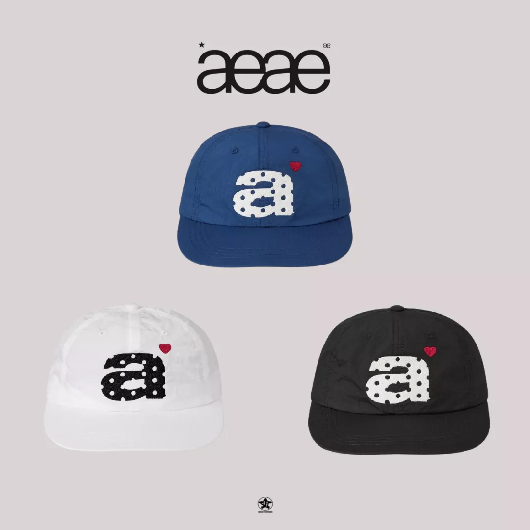aeae DOT SMALL LETTER NYLON CAP板帽