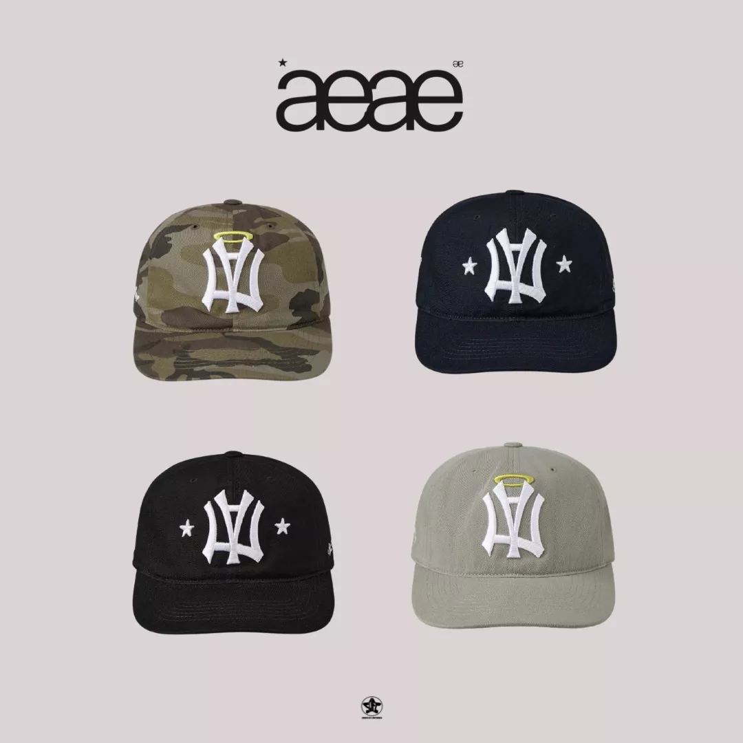aeae AE SYMBOL ANGEL WING CAP板帽