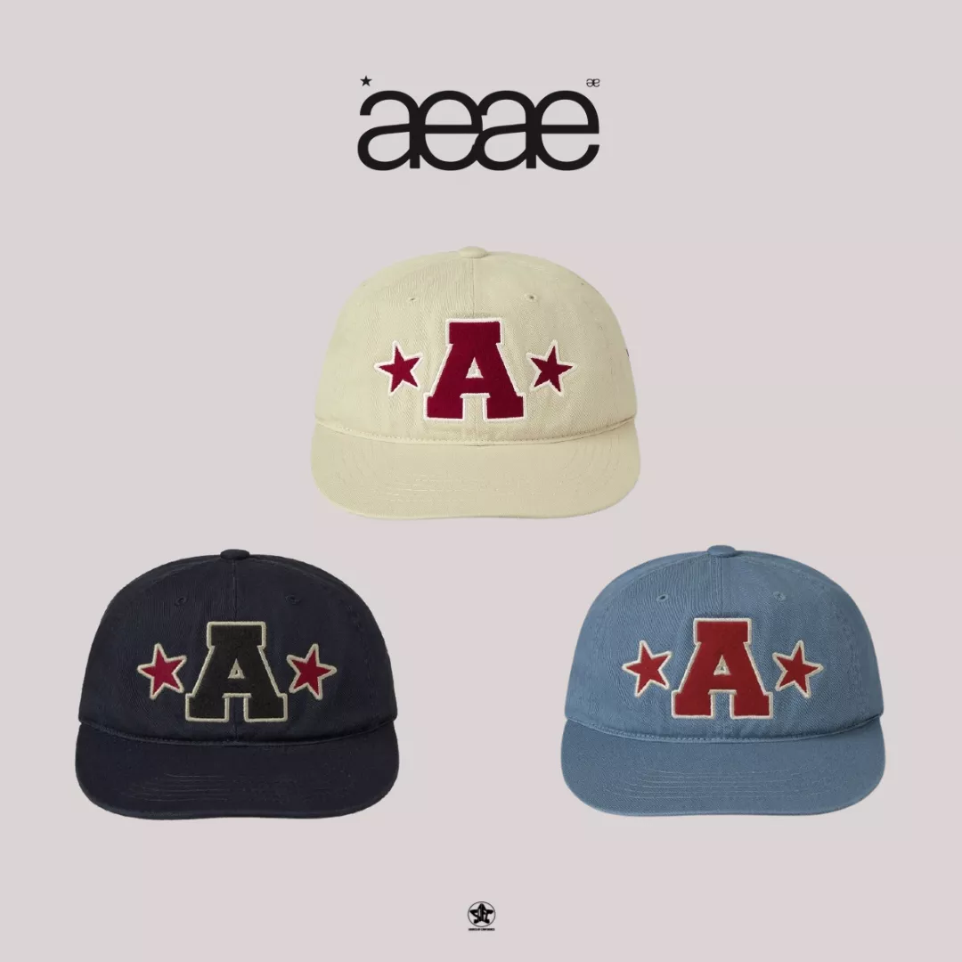 aeae WASHED CAPITAL LOGO CAP板帽