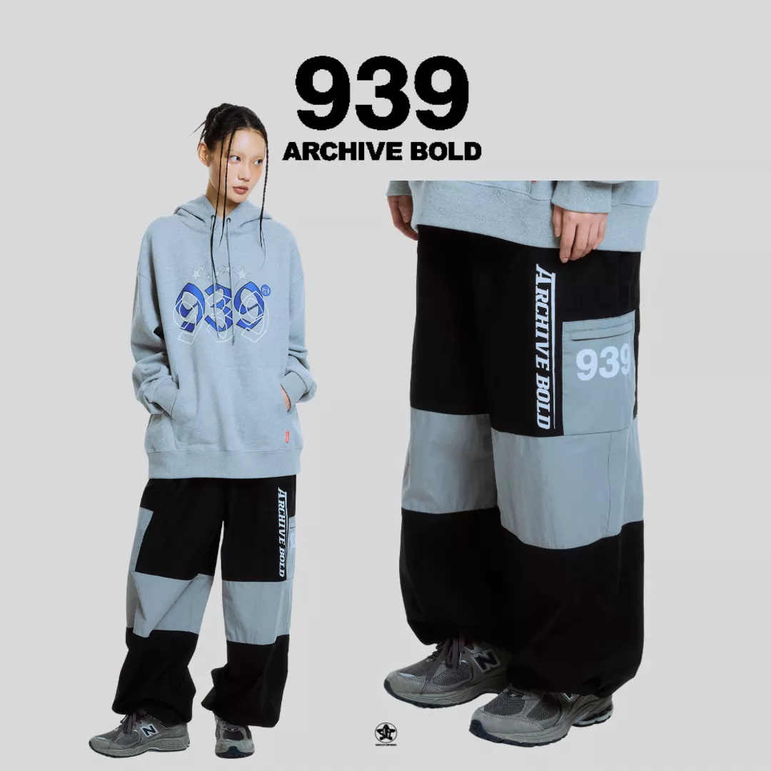 ARCHIVE BOLD 939 RACING PANEL PADDED PANTS 賽車拼接羽絨長褲