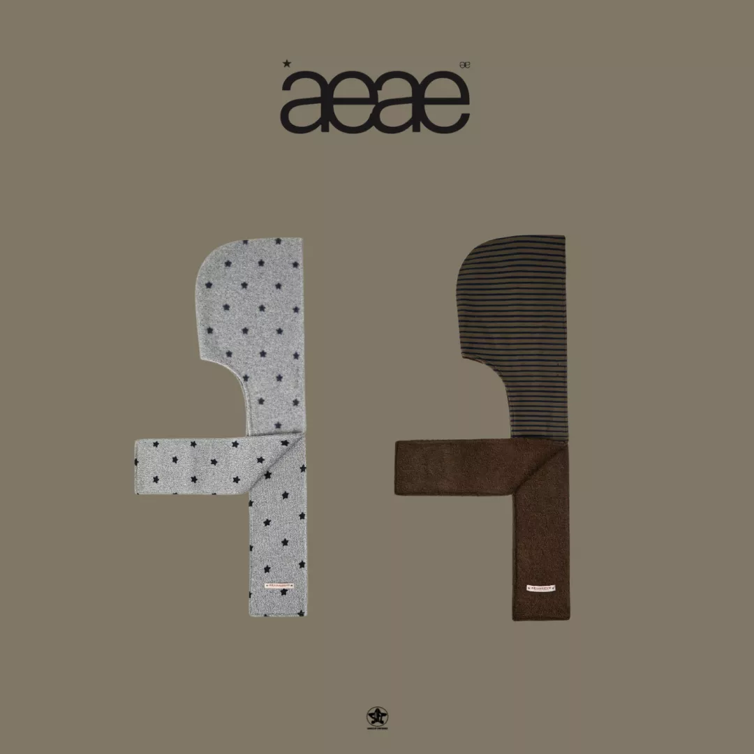 aeae POCKET HOOD MUFFLER連帽口袋圍巾