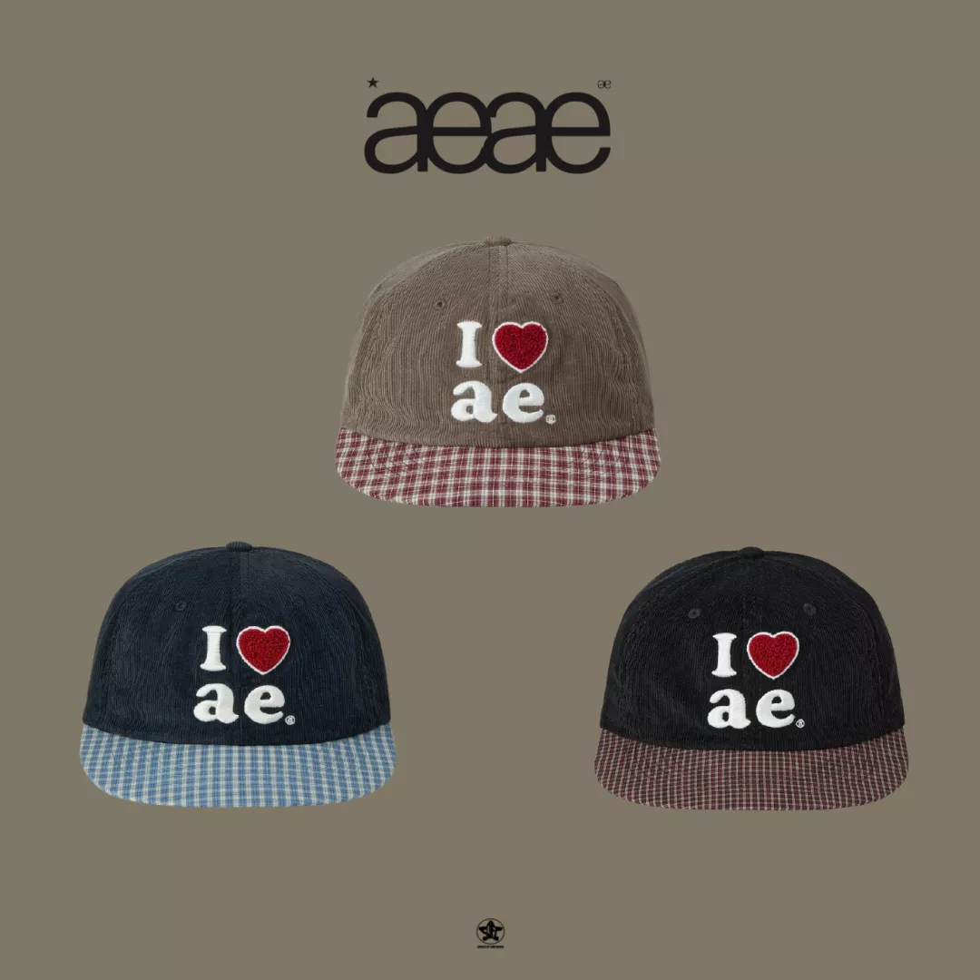 aeae CHECK BALL CAP格紋棒球帽
