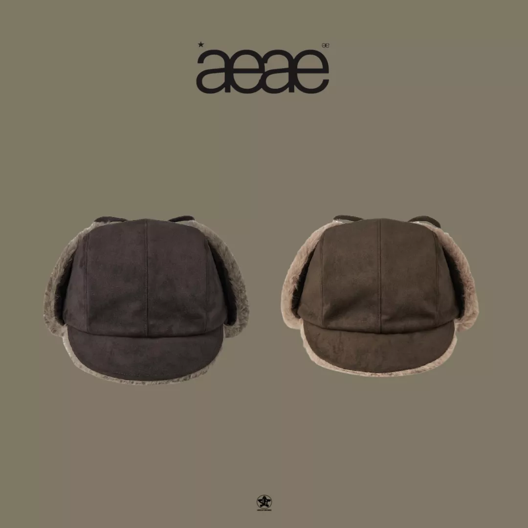 aeae SUEDE TROOPER CAP麂皮保暖飛行帽