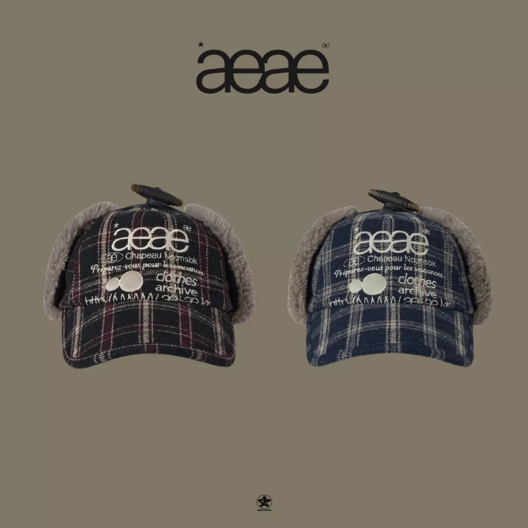 aeae WEB LOGO TROOPER CAP網路標誌保暖飛行帽