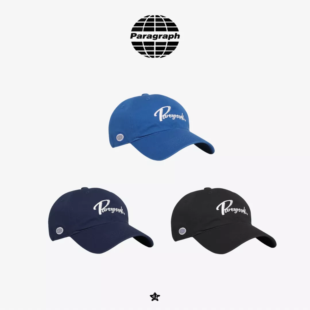 PARAGRAPH SCRIPT CAP手寫標誌棒球帽