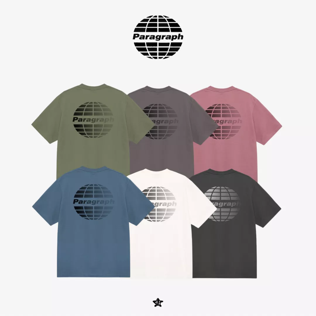 PARAGRAPH GRADIENT CIRCLE LOGO T SHIRT漸層圓形LOGO短袖上衣
