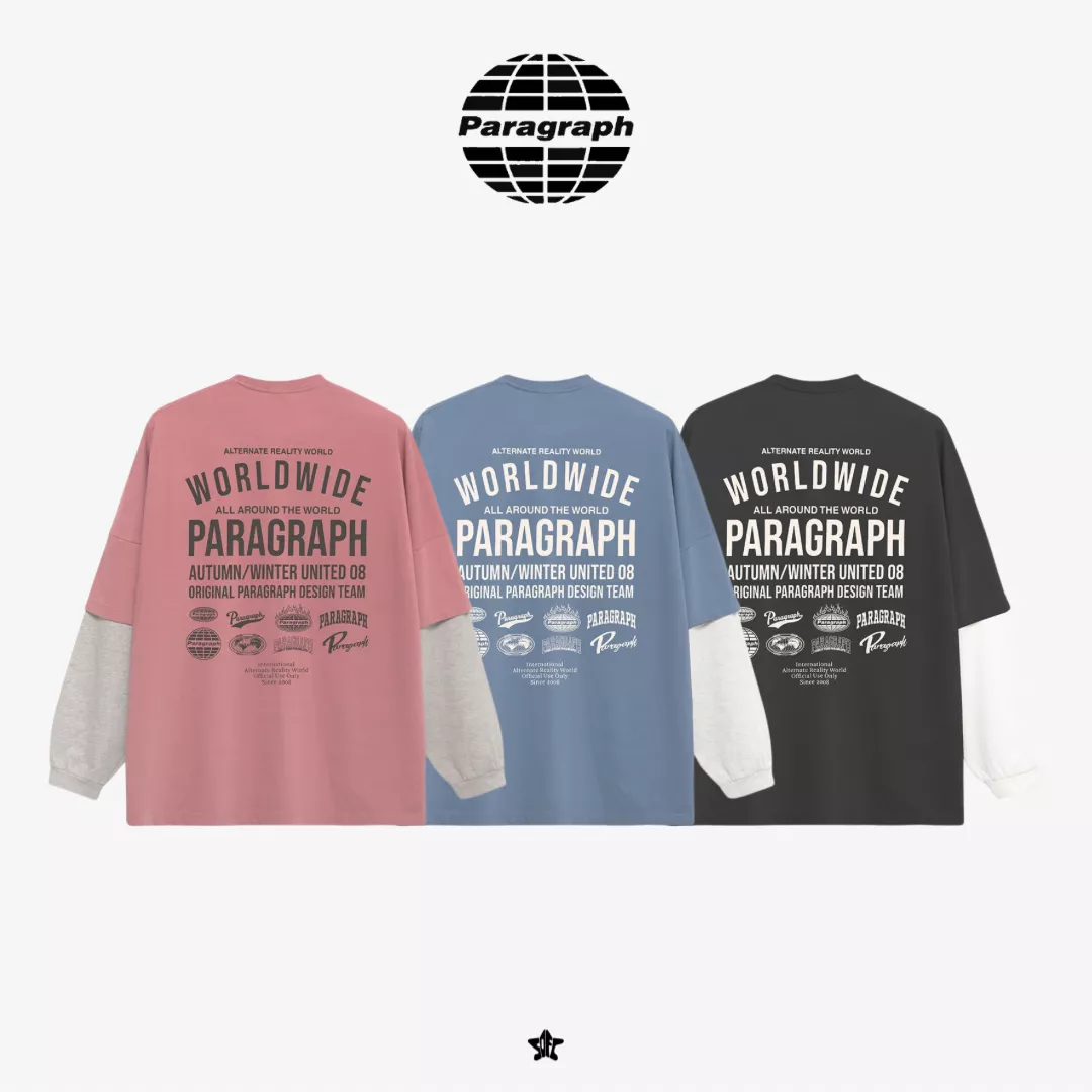 PARAGRAPH ARCHIVED 08 LAYERD L/S雙層長袖上衣