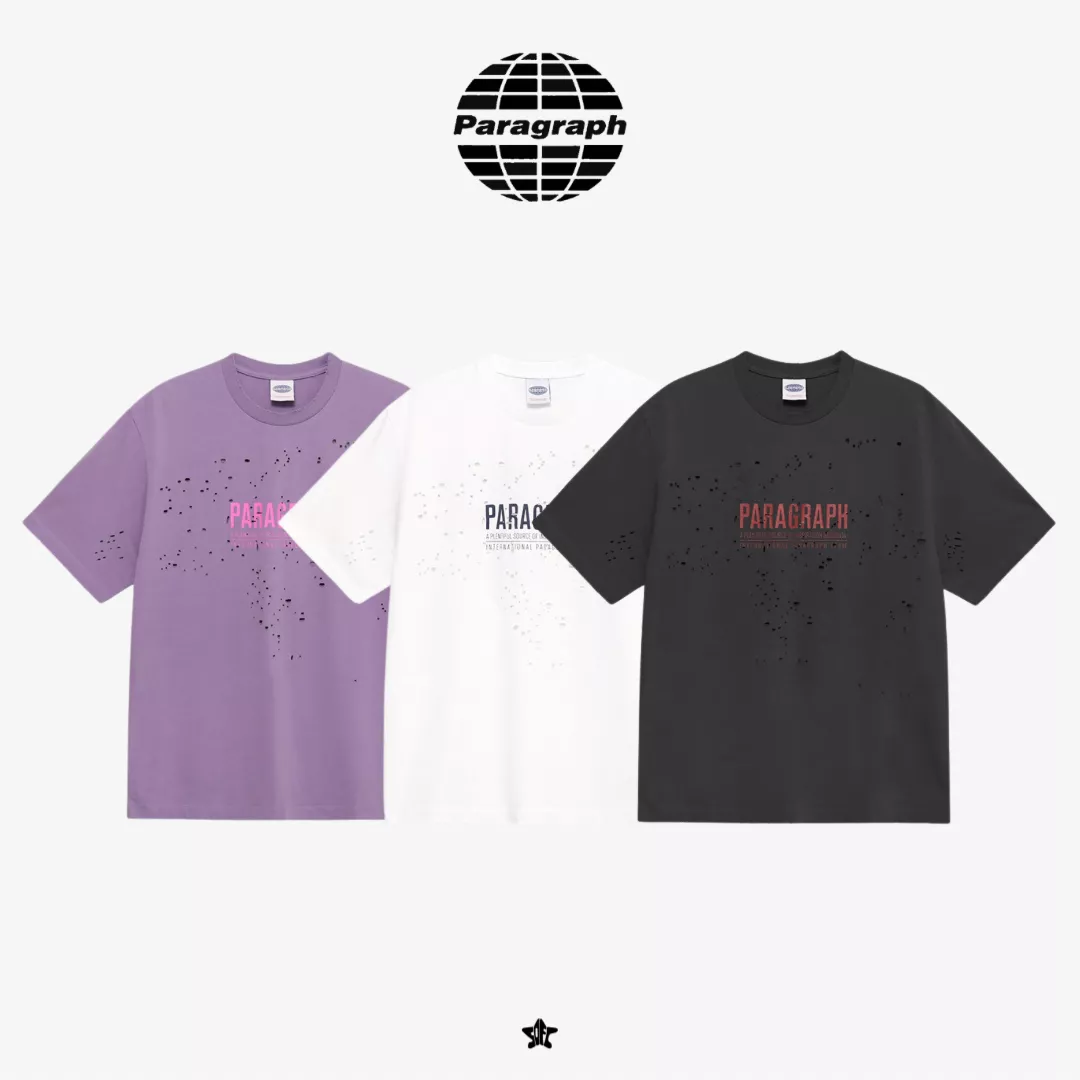 PARAGRAPH INSPIRATION T SHIRT靈感圖案短袖上衣