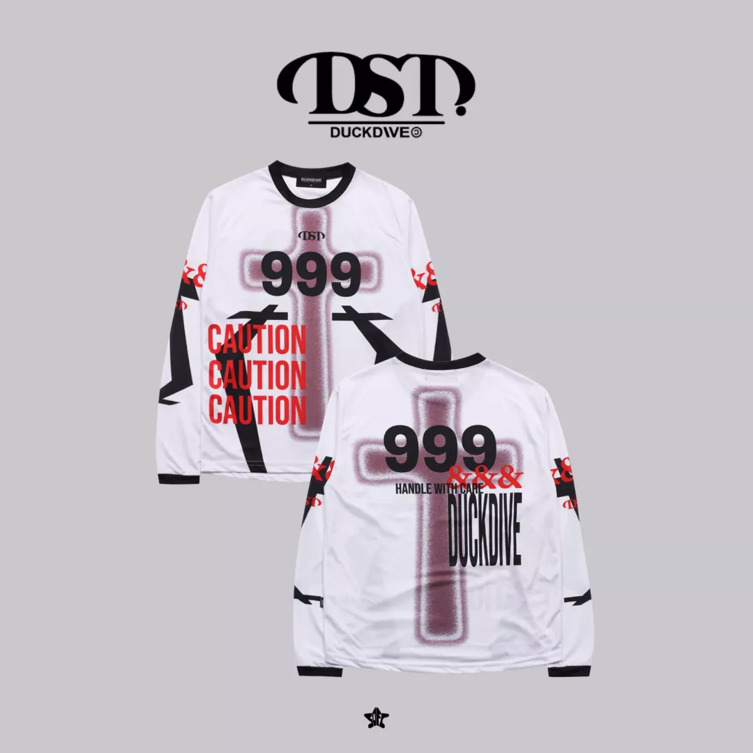 DUCKDIVE넘버나인 져지 롱슬리브Number Nine 運動長袖上衣