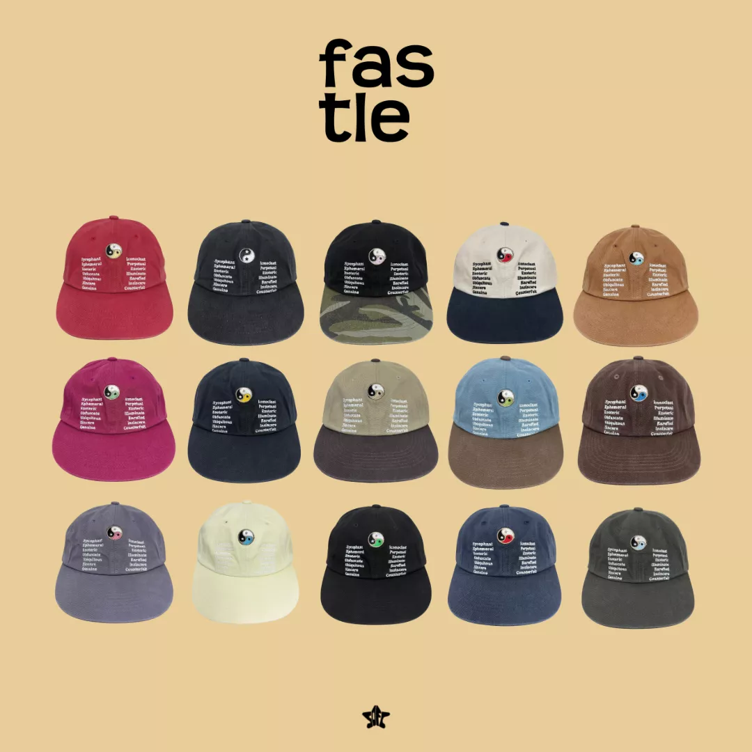 FASTLE Yin Yang Washed Cap