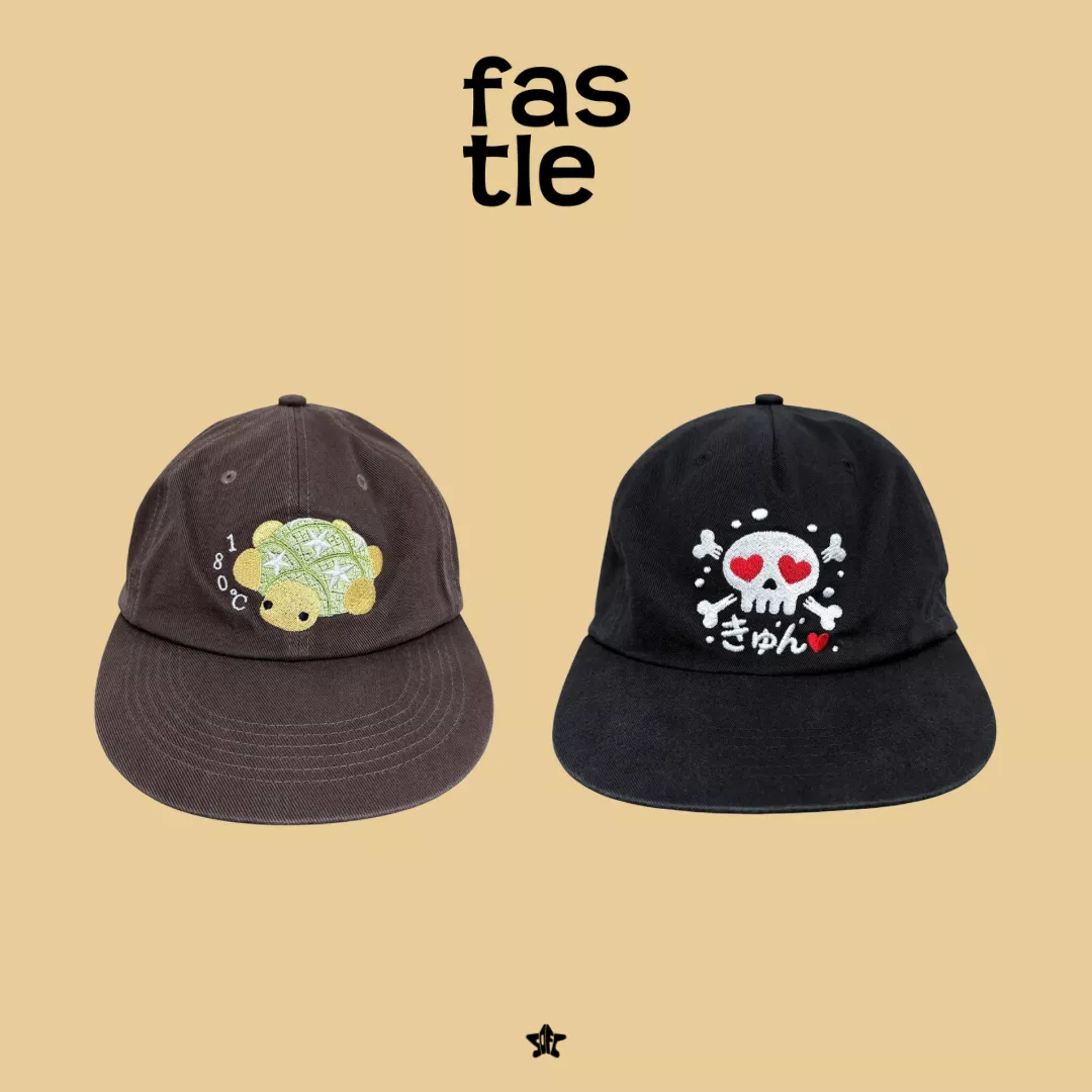 FASTLE Melonpan Kyun 5Panel Washed Cap
