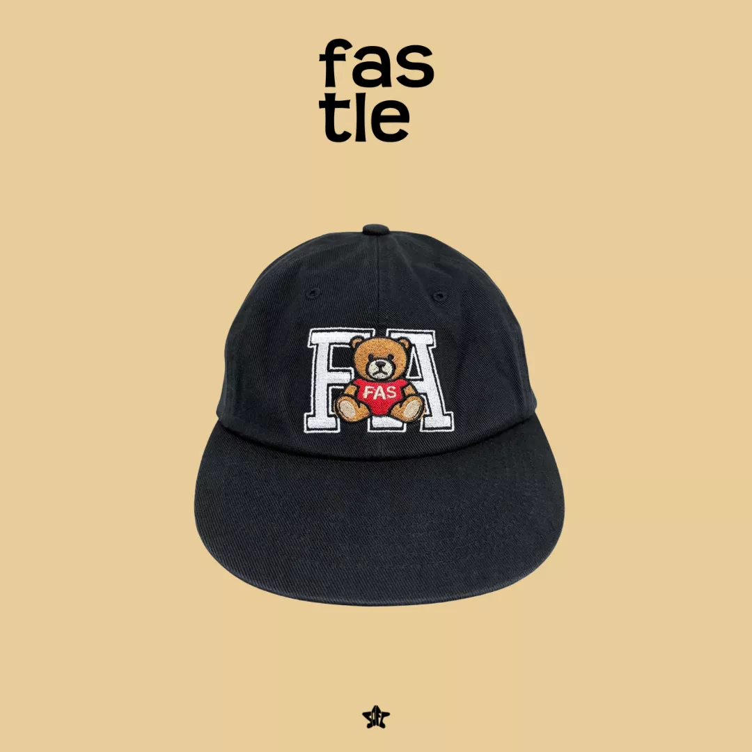 FASTLE Teddy Bear Washed Cap