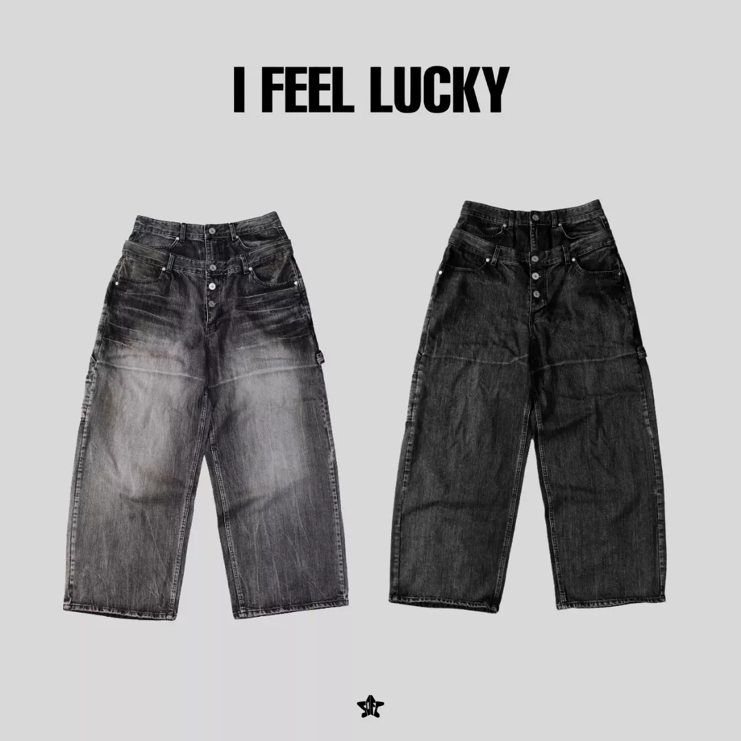 I FEEL LUCKY Big x2 Double carpenter pants 雙層木工長褲