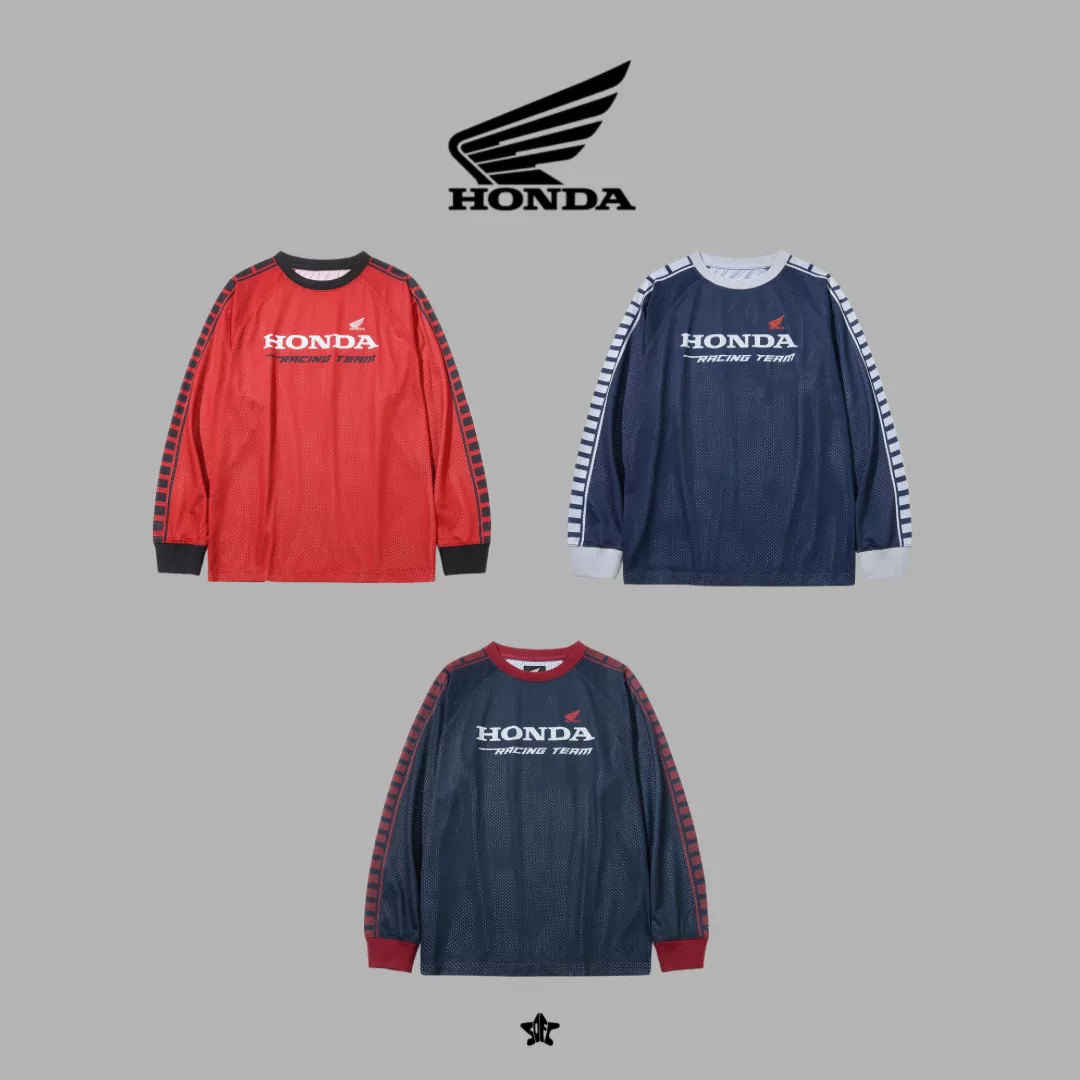 Honda Vingtage Racing Mesh Long sleeve復古賽車透氣網眼長袖上衣