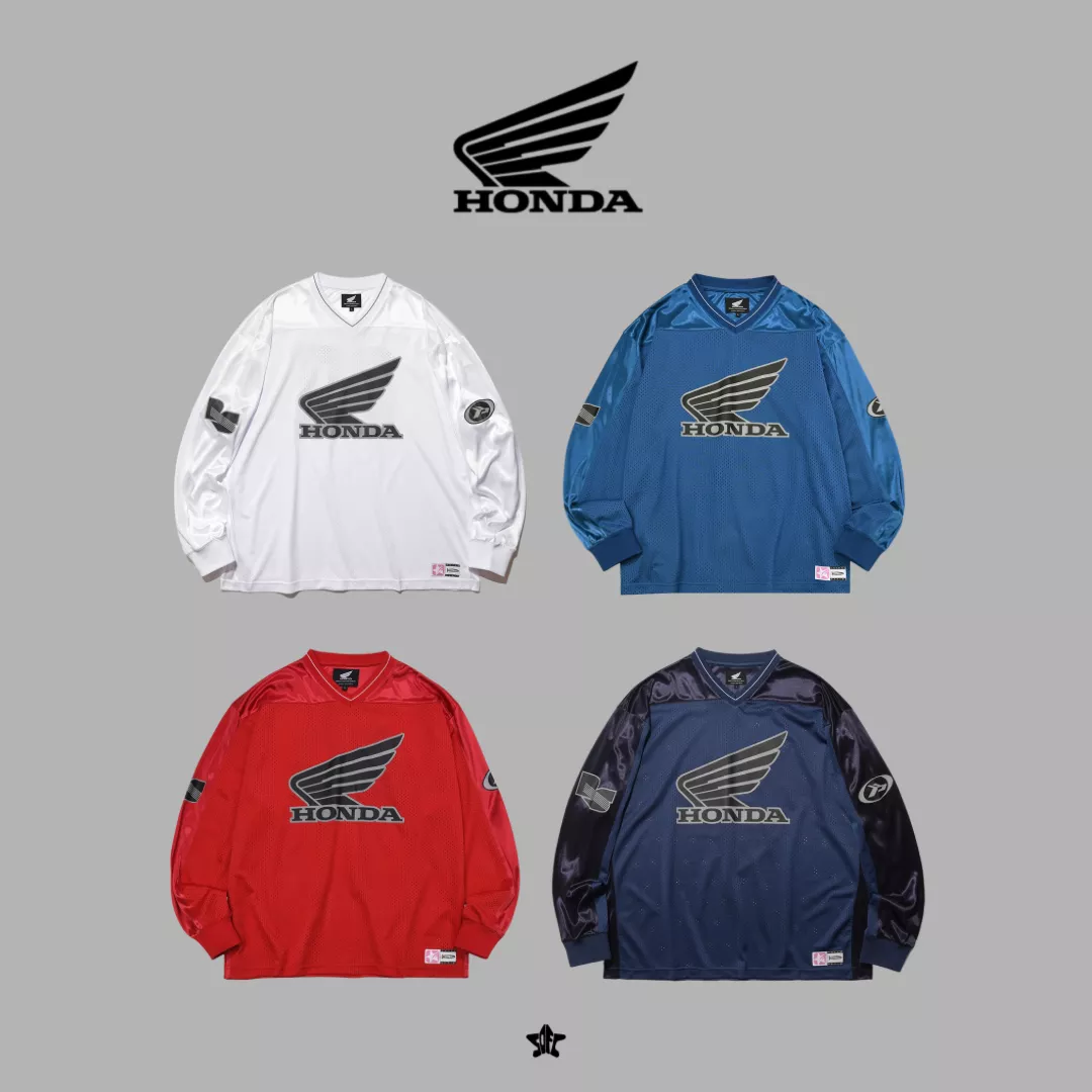 Honda Original Wing logo Mesh Long Sleeve經典翼形 Logo 網眼長袖上衣