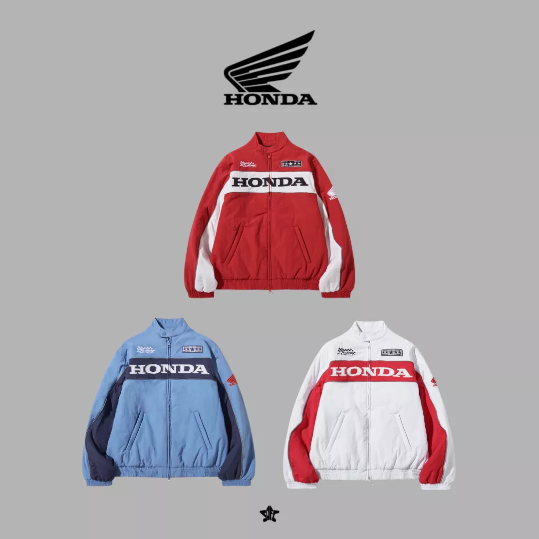 Honda Taslan Blouson Jacket復古賽車風塔斯蘭飛行夾克