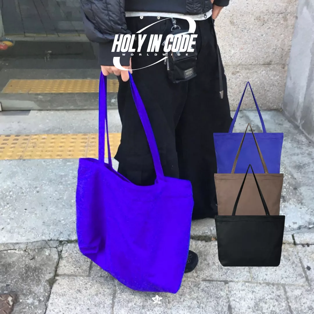 HOLY IN CODE Suede Shoulder Bag 麂皮質感大容量肩背包
