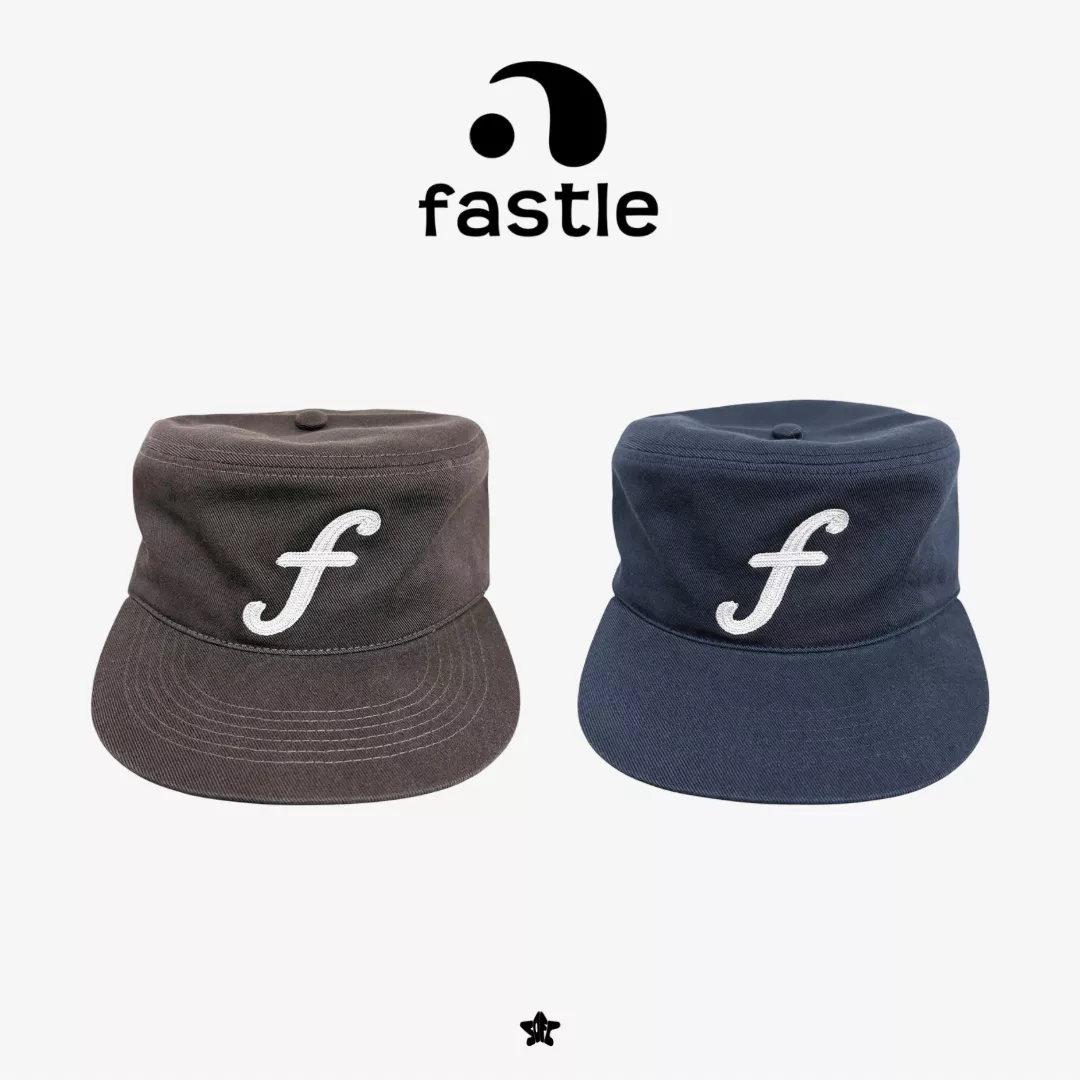 FASTLE F Logo Pillbox Washed Cap