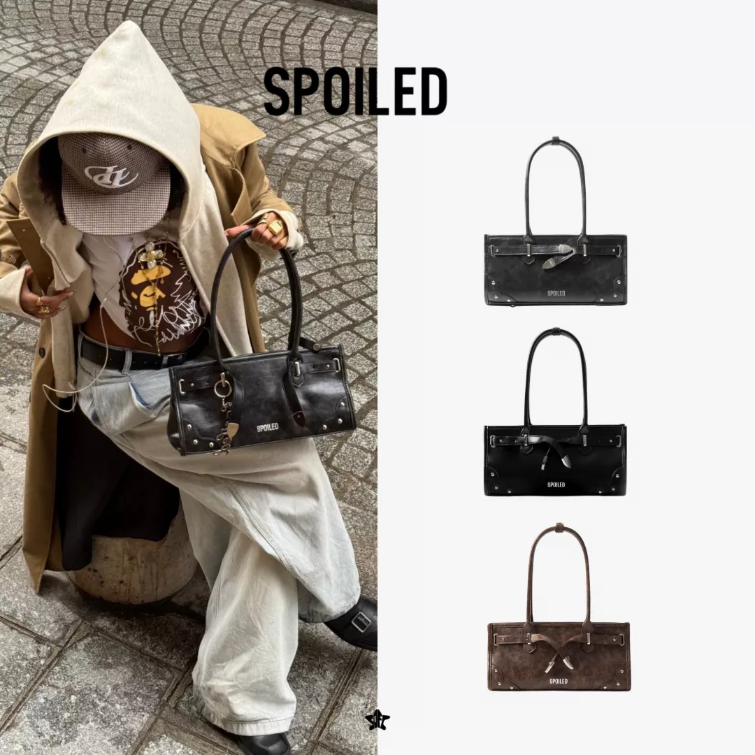 SPOILED Buckle Handle Box Bag扣環手柄方盒包