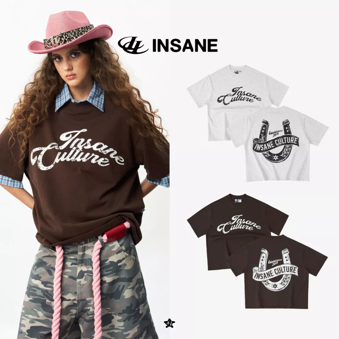 INSANE Horseshoe Tee 馬蹄鐵圖騰寬版短袖上衣