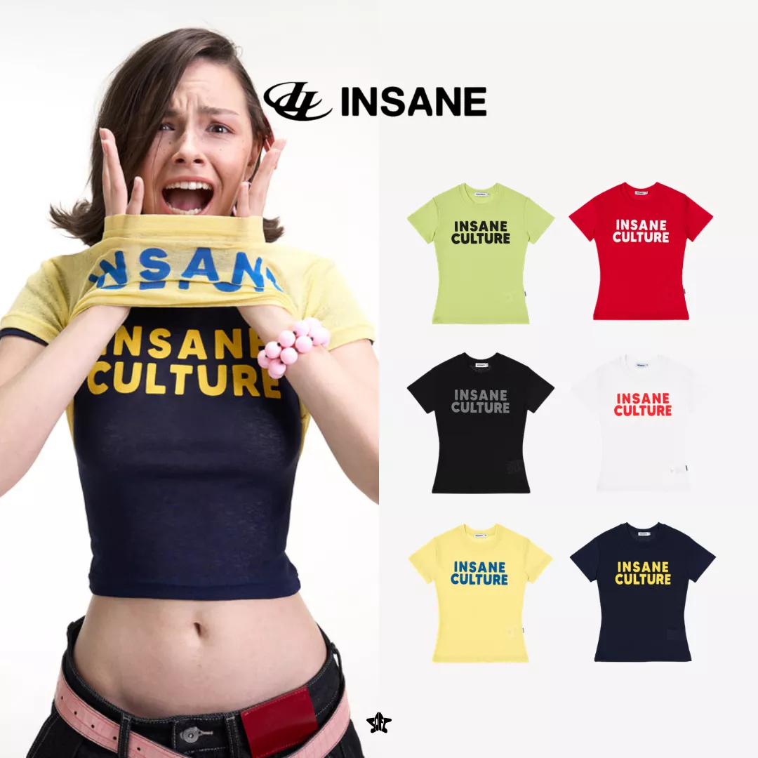 INSANE Culture Baby Tee文化系列合身短版上衣