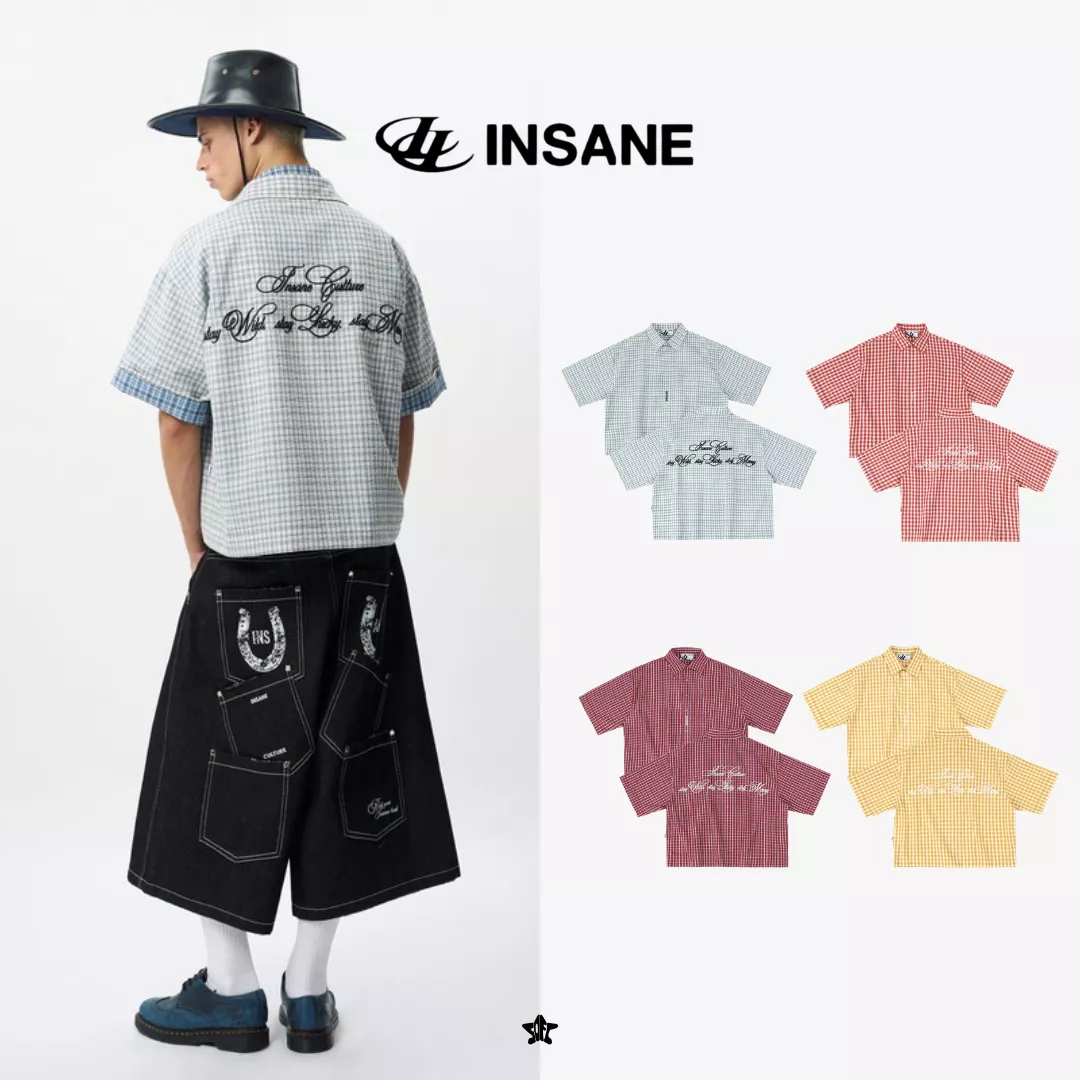 INSANE Wild Luck Plaid Shirt野性好運格紋短袖襯衫