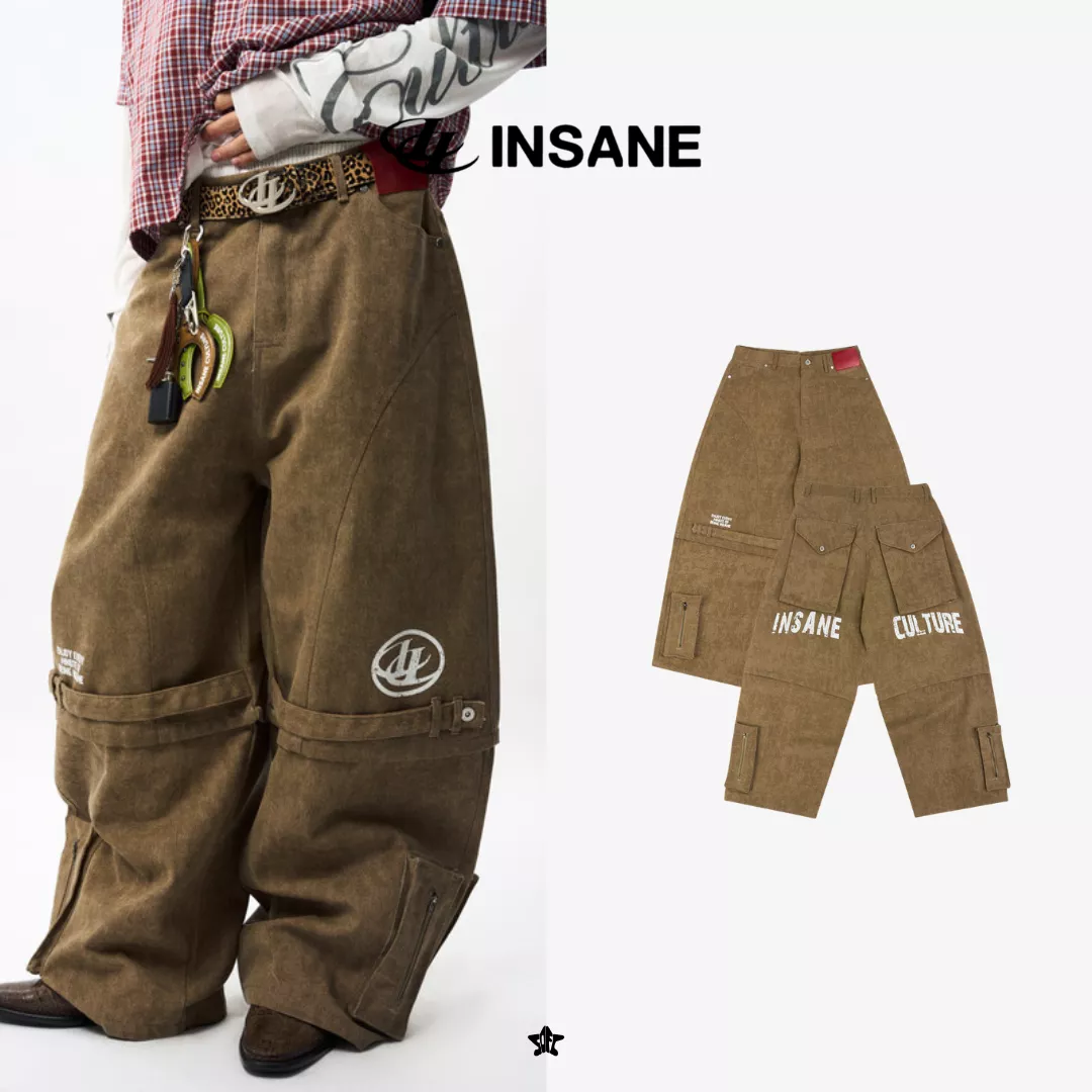 INSANE Strap Pants綁帶工裝長褲