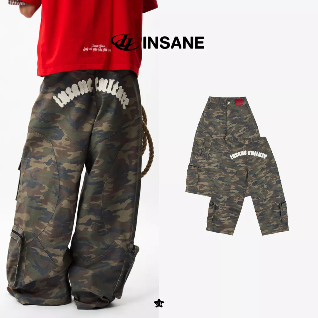 INSANE Curve Cargo Pants弧形結構工裝長褲