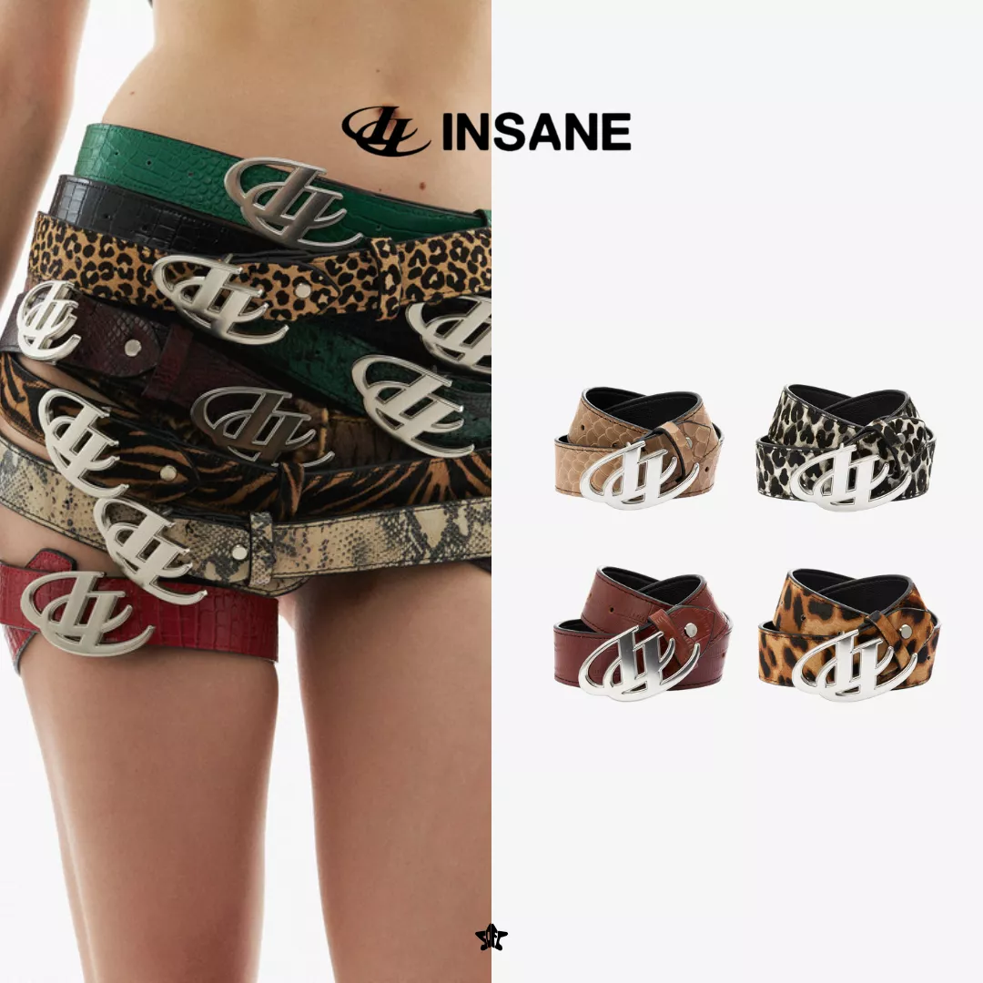 INSANE Animal Skin Belt動物皮紋腰帶