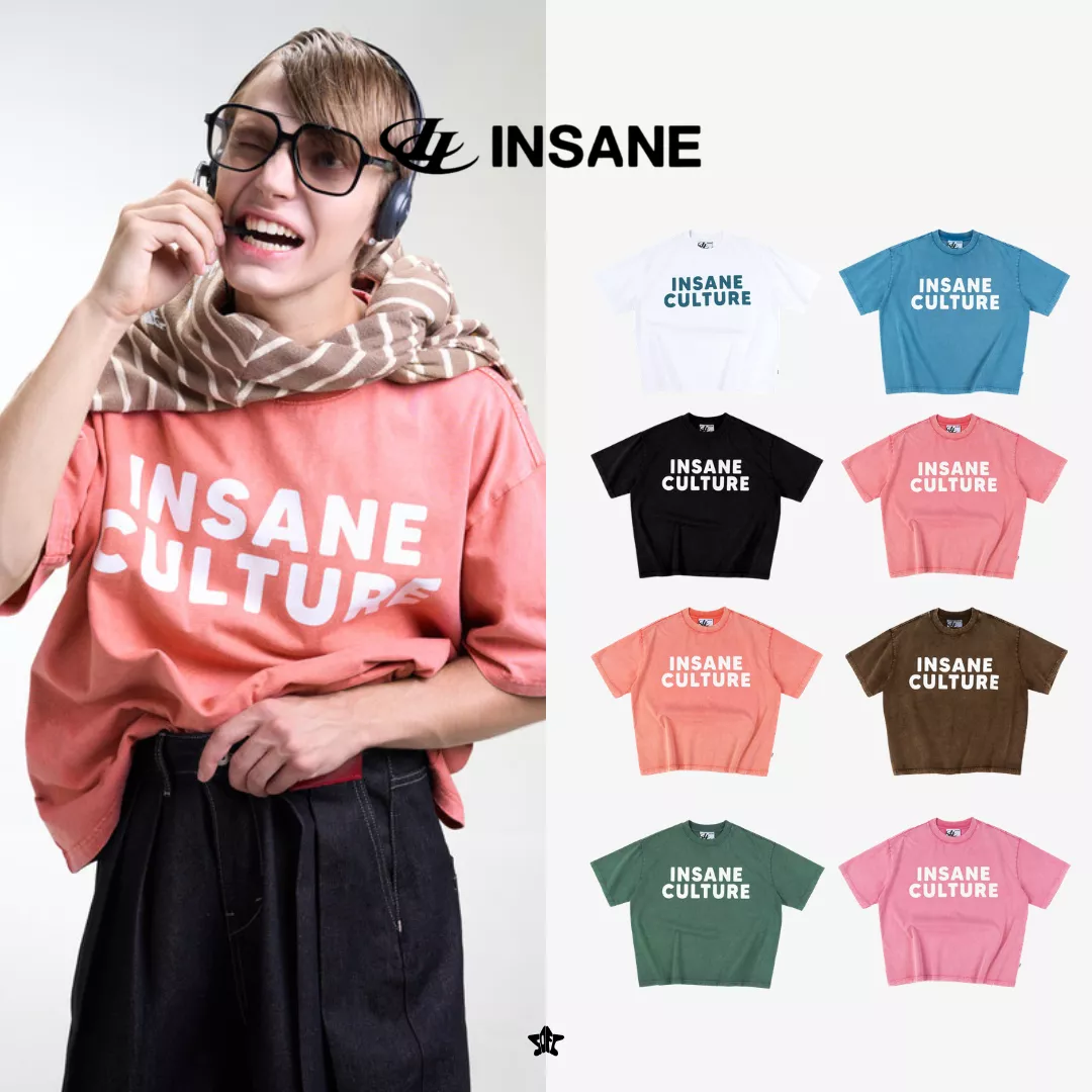 INSANE Culture 26 Washed Tee水洗做舊短袖